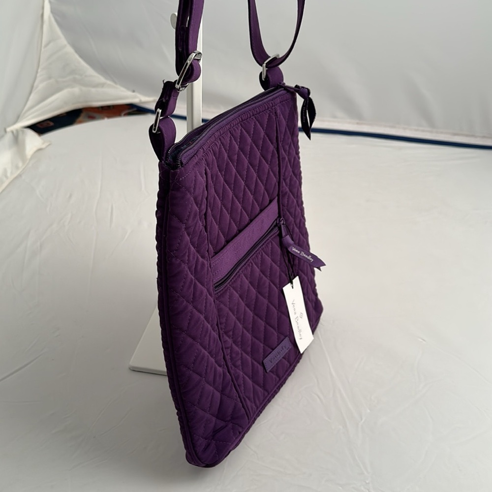 Vera Bradley Elderberry purple quilted Hipster crossbody bag - Picture 2 of 12